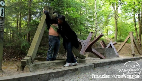 Kinky Mistresses – Used In The Woods with Mistress Ava Black