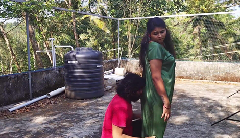 Outdoor Sex Mallu Couple Hot Romance And Sex On Terrace new video with Vaishnavy Raj, Sharun Raj 2026/FullHD