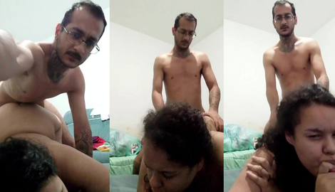 This little white slut is going crazy on my dick, she can barely take it but she's begging for my cum in her pussy, just the way she likes it best, and her cuckold doesn't suspect a thing. with lovely models Jully Ninfetinha, Tih Djc 2026/FullHD