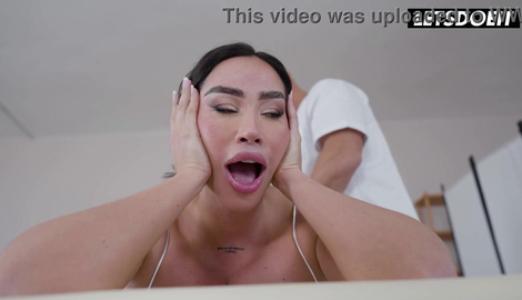 Inked Latin Cougar Gets Oiled & Fingered Hard During Her Rubdown Session with seductive models Christian Clay, Samie Duchamp 2026/FullHD