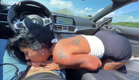 EVERYBODY WATCHES WHILE I FUCK HER ON THE CAR IN MONTENEGRO - HOT Brunette Latina in Hardcore Outdoor Fuck In Doggy Style and Extreme Blowjob in POV presenting Skcandy 2026/FullHD