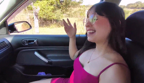 It was supposed to be just a ride, but she got very naughty when she got in the car. with stunning models Thalia Diniz, Vinicius Mattos 2026/FullHD