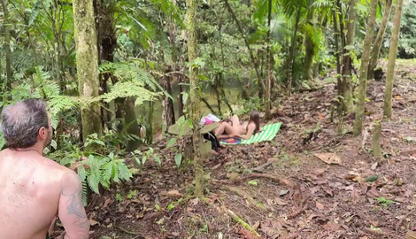 Fucking My Friend in the Woods While a Guy Jerks Off Watching Us presenting Morena Hotwife, Eva Moderninha, Dom Tatuado 2026/HD