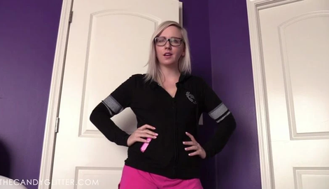 Candy Glitter – POV – Sister Blackmails You Into Eating Your Cum