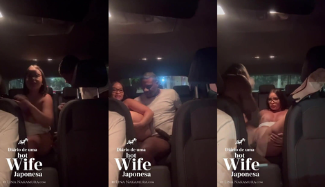 A cuckold asked an Uber driver to fuck his hot wife in the middle of the street without a condom - BBC with internet sensations Lina Nakamura, John Coffee, Lewa Dom 2026/HD