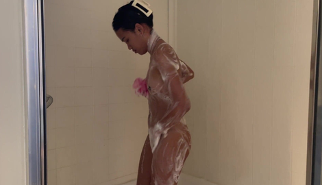 18-years-old teen in shower hidden cam voyeur joined by Emma P 2026/FullHD