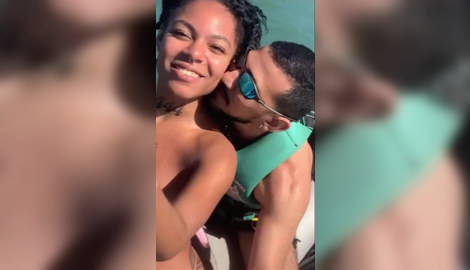 POV: Naughty young woman, left her husband on the beach and had sex with the instructor on the jet ski with everyone watching. with seductive models Mikaelli, Douglas Machado 2026/FullHD