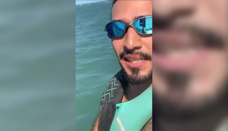 POV: Naughty young woman, left her husband on the beach and had sex with the instructor on the jet ski with everyone watching. with seductive models Mikaelli, Douglas Machado 2026/FullHD