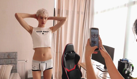Filming a viral trend with a busty stepsister turned into a bisexual threesome with the stepfather. with popular stars Oliver Strelly, Sandro Jenner, Kira Blooms 2026/FullHD