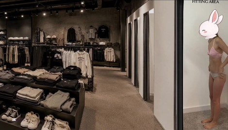 2 in 1 PUBLIC 18 TEEN FUCK IN clothing store and ON FASHION CASTING with amazing models Gigioficial, Stan 2026/HD