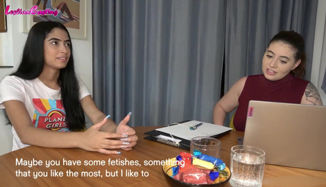 Experienced Marina Interviewed a Young Latina Girl must watch with Luna Crystal, Marina Sanches 2026/FullHD