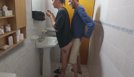 My wife almost caught me fucking my step brother's wife in the bathroom with popular models Cristal, Valentino 2026/FullHD