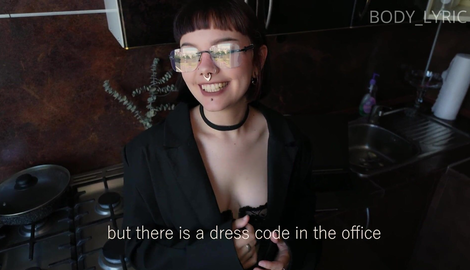 the WHOLE OFFICE jerks off to this goth OFFICE SIREN and beautiful models Bonbon, Stay Lyrical 2026/FullHD