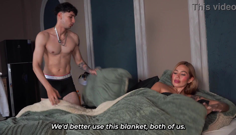 For the first time, I have to sleep with my stepmother in a hotel. I can't believe what happened! with internet sensations Juliana Bionda, David Dussan 2026/FullHD