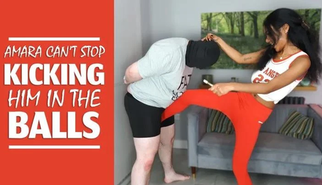 Amara Can't Stop Kicking Him In The Balls - Amara with Girls In Charge