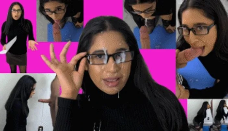 Secretary Erica Throats A Cock Gets Cum All Over Her Face And Turtleneck with Ericas Chronicles