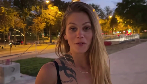 Blonde American Wife Gets Slapped And Fucked Hard On The Couch In Paris with social media stars Sammm Next Door, Alexxx Next Door 2026/FullHD