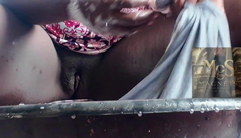 Love flashing my shaved pussy on cam doing laundry home must watch with Bibi 58 2026/FullHD