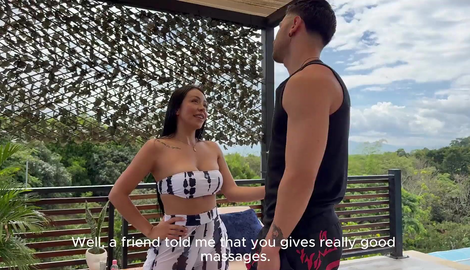 A MILF massage therapist with perfect breasts rides one of her clients' big cocks highlighting Zack White Quianon, Mariana Sandoval 2026/FullHD