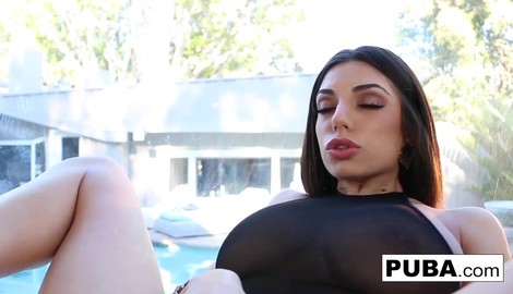 Super Sexy lesbian action by the pool with Brooklyn and Darcie presenting Brooklyn Chase, Darcie Dolce 2026/FullHD