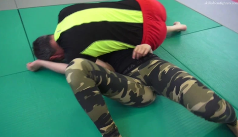 Skilled female fighters – Lubka grappling fight vs. Gernot [Mixed Fighting, Jui Jitsu, Grappling]