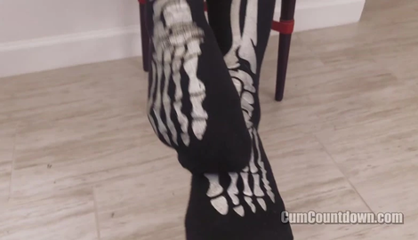 Video Trick Or Treat, Smell My Feet of Cum Countdown studio with Nikki Next