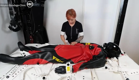 Hinako House of Bondage (COSPLAY) Segufix Bondage with a Viking Diving Suit