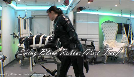 - Shiny Black Rubber (Part Two) with Miss Miranda
