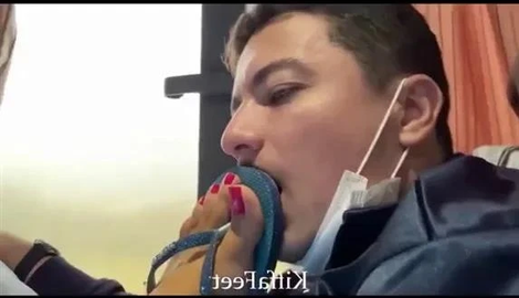 Foot worship flip flop foot job with kiffafeet