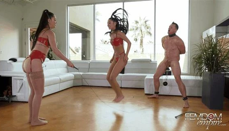 Dommes vs Balls - Alina Lopez, Gianna Dior - Ballbusting with Vicious Femdom Empire