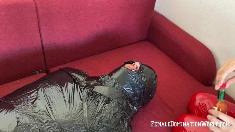 Lady Perse – Feeding Liquid Pain To My Slave To Make Him Cry To My Immense Pleasure