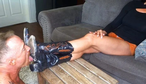 GODDESS ZEPHY - My bf said you have to clean my cowgirl boots! - CUSTOM CLIP with World Goddess