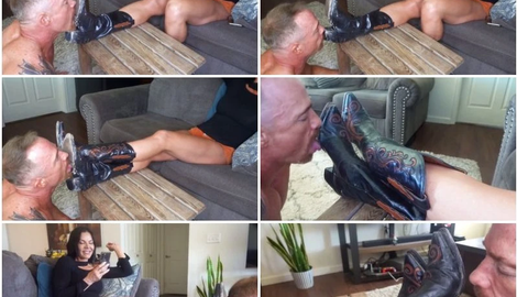 GODDESS ZEPHY - My bf said you have to clean my cowgirl boots! - CUSTOM CLIP with World Goddess