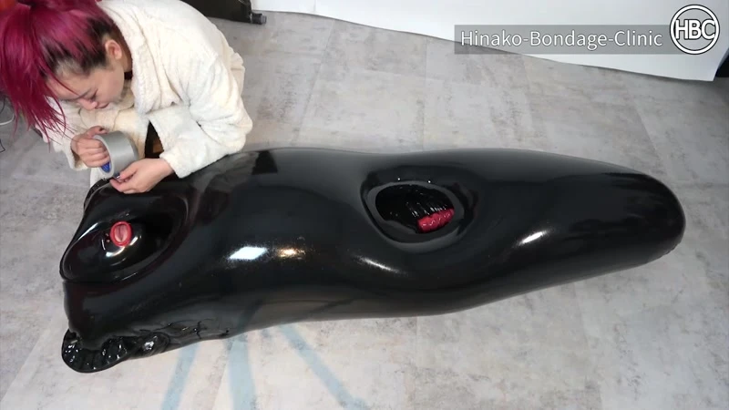 Hinako House of Bondage (Medical Fetish) Rubber Sex Doll Inflatable Rest Sack (Male Version)