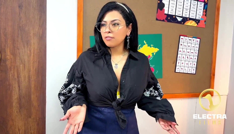 A hot teacher at home introducing Roberto Parodi, Mara Lia 2026/FullHD