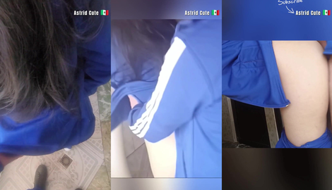 PULL DOWN MY SHORTS, I WANT TO DO IT HERE!! This 18-year-old SLUTTISH asks me to do it IN THE BATHROOM!! WHAT'S WRONG WITH THIS GIRL??? REAL HOMEMADE VIDEO with amazing models Astrid Cute, Manuel Guzman 2026/FullHD
