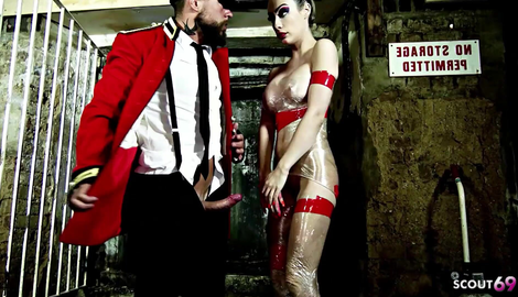 Slim blonde pale white skin Girl with Big Tits get hard BDSM Fuck at Dungeon Roleplay by Master with social media stars Chessie Kay, Dean Van Damme 2026/FullHD