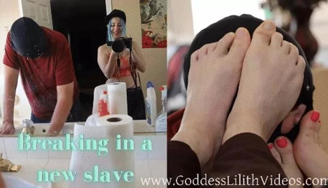 Housecleaning & Foot Worship With a New Potential Slave
