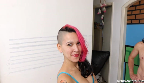 KEBRANOZES BRAZILIAN BALLBUSTING – Angry Feminist Ballbuster with Mila Spook