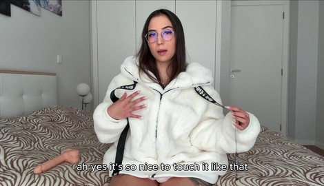 JOI CEI - CUM ON YOUR GODDESS'S FUR JACKET AND CLEAN IT ALL with attractive Lilixx 2026/FullHD