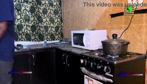 Madam of the house was sexually touched in the kitchen. with gorgeous model Ebony General 2026/FullHD