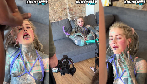BTS Anal DAP Threesome with Two Huge Black Cocks and Tattooed Pornstar with charming models Anuskatzz, Darrell Deeps, Nelson Mandingo 2026/FullHD