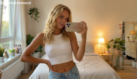 Anastasia Ep1: My Hot Blonde Match Took Me Home — It Got Wild | POV AI Porn Spanish Audio 2026/FullHD