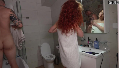 Sensual Fuck to Petite Red Head Slut. Cumshot with famous models Sam Garro, Victoria Dreams 2026/FullHD