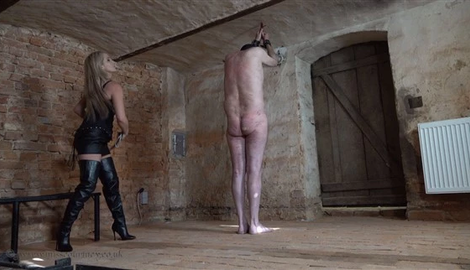 A Punished Prison Boy with Mistress Courtneys Fetish Lair