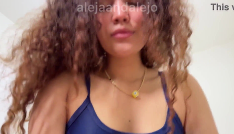 My beautiful curly-haired stepsister insists on sucking my cock and then she fucks me desperately with incredible models alejaandalejo, Alejo 2026/FullHD