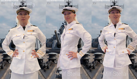 In The Navy... with famous model Milf Stella 2026/FullHD