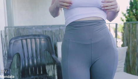 Creampie on the balcony showcasing Arielka, Mandala 2026/FullHD