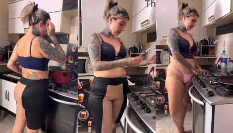 Wearing only panties and showing off her big pussy! highlighting QUERUBIM DNA, FERNANDO DNA 2026/FullHD