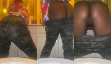 Ebony Thick Ass Twerk Tease Come Watch Me Bounce with gorgeous model AlliyahAlecia1 2026/FullHD